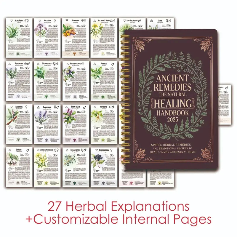 Natural Remedies Handbook with - Health & Wellness Japan ulasan dan harga