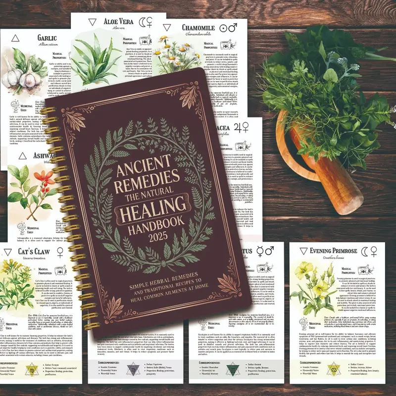 Natural Remedies Handbook with - Health & Wellness Japan ulasan dan harga